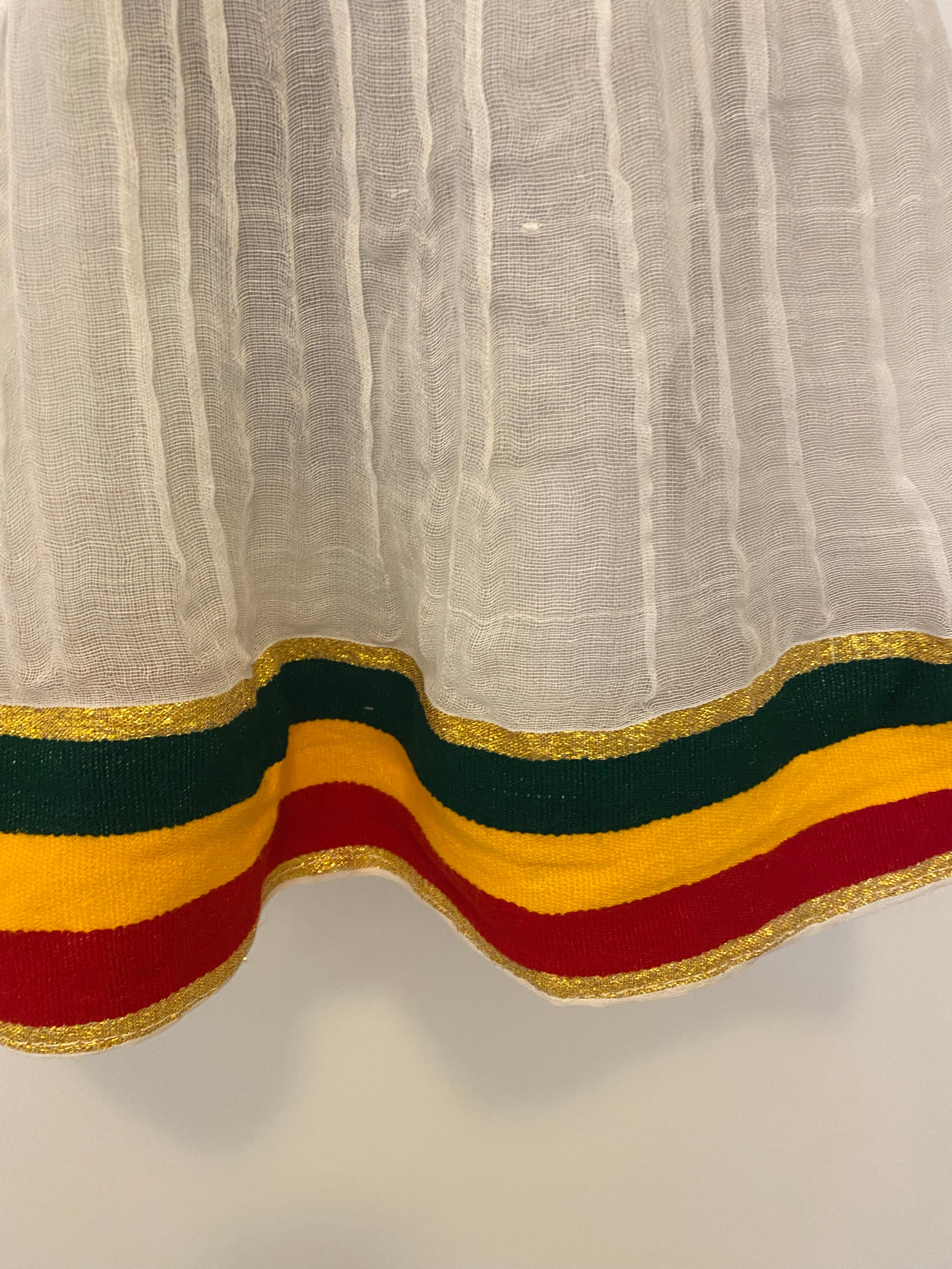 Ethiopian Flag Tilet Baby Dress