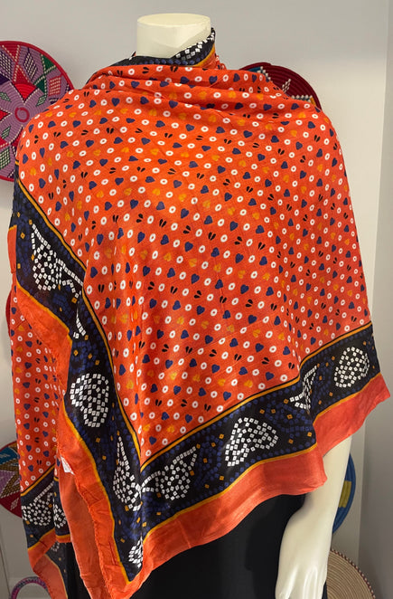 Orange blen Scarf