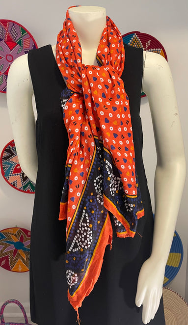 Orange blen Scarf