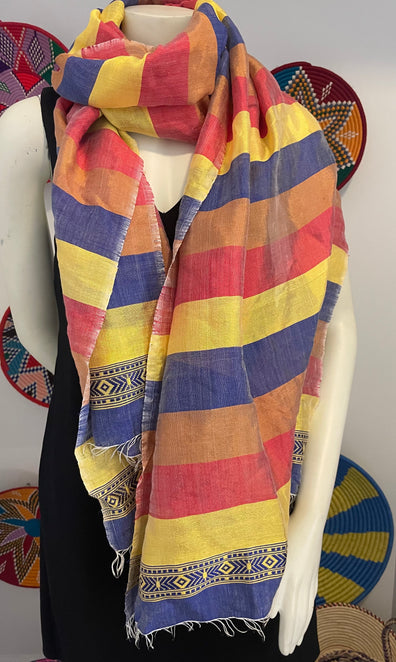 Multi Color Saba Scarf