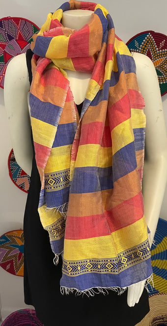 Multi Color Saba Scarf