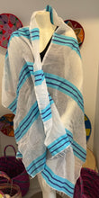 Load image into Gallery viewer, Blue Tilet Scarf
