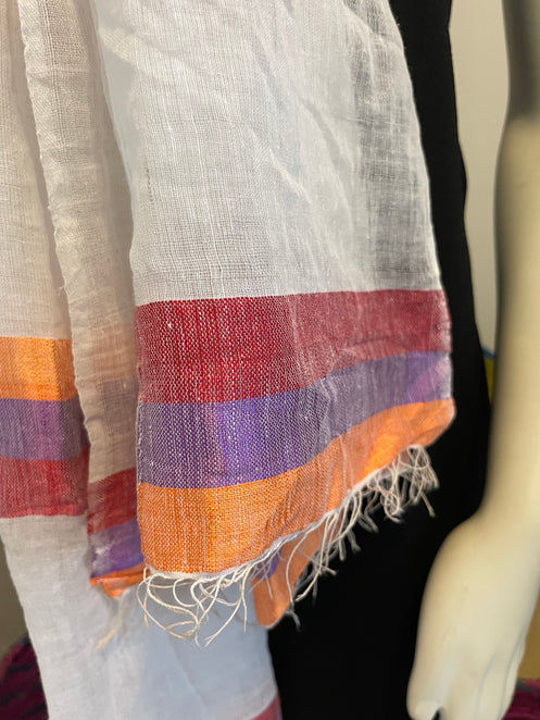 Multi Color Stripe Tilet Scarf