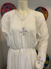 Load image into Gallery viewer, Traditional Habesha Dress with White Tilet
