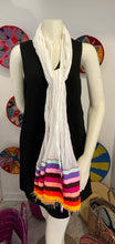 Load image into Gallery viewer, Multi color stripe Tilet scarf
