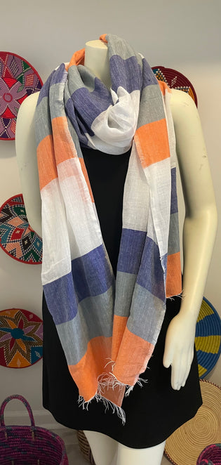 Multi Color stripes Scarf