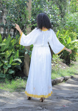 Load image into Gallery viewer, Gold Tilet Traditional Habesha dress
