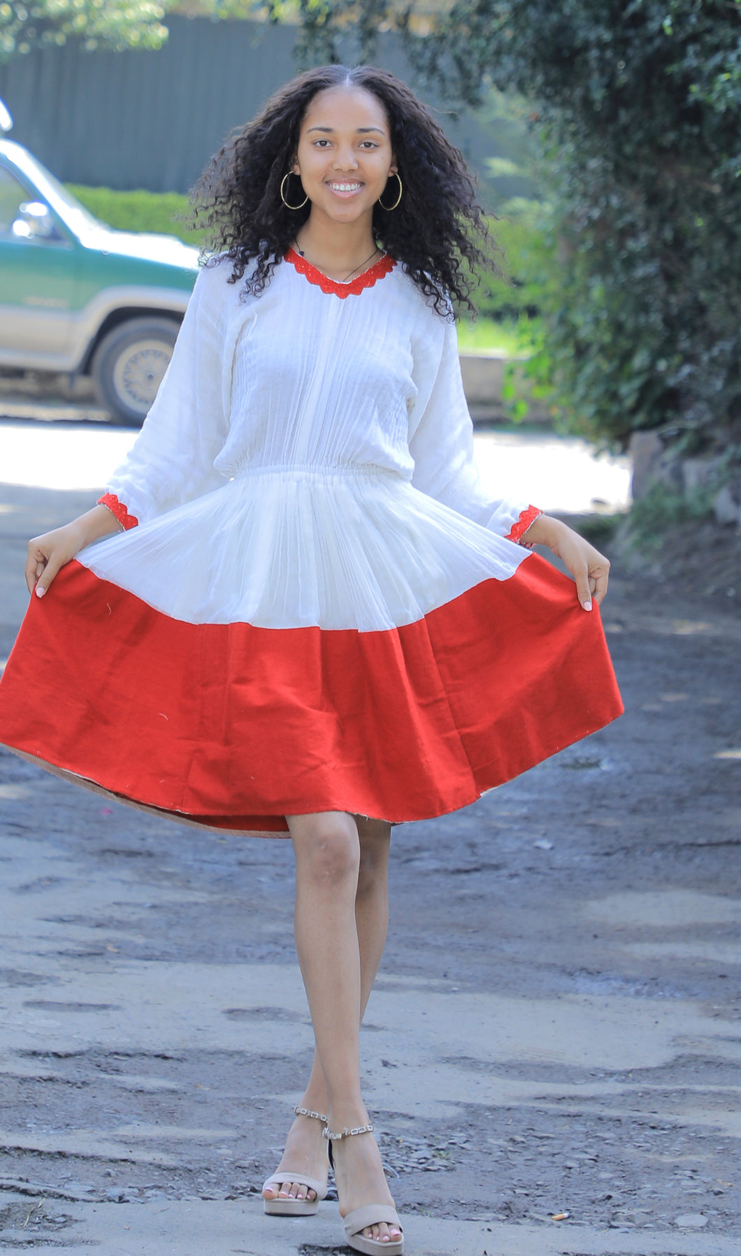 Red Tilet Habesha dress