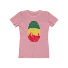 Load image into Gallery viewer, Ethiopian Flag Thumb Print Women’s T-shirt
