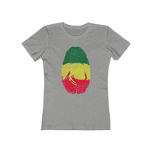 Load image into Gallery viewer, Ethiopian Flag Thumb Print Women’s T-shirt
