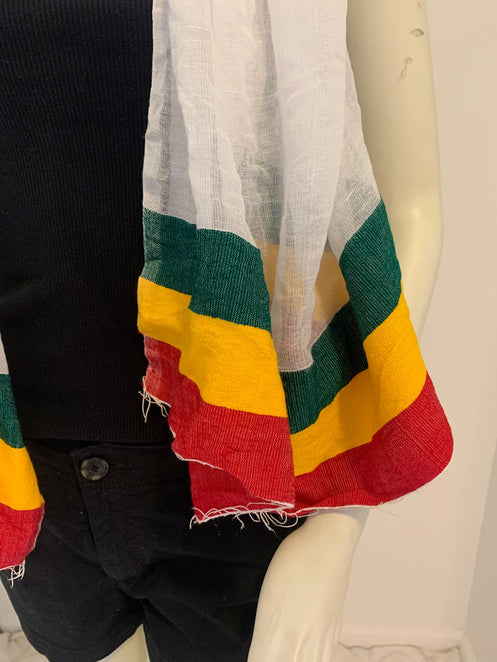 Ethiopian Flag tilet Scarf