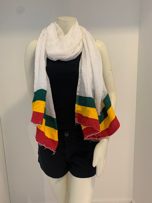 Ethiopian Flag tilet Scarf