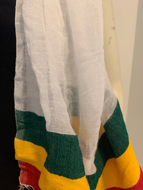 Ethiopian Flag tilet Scarf