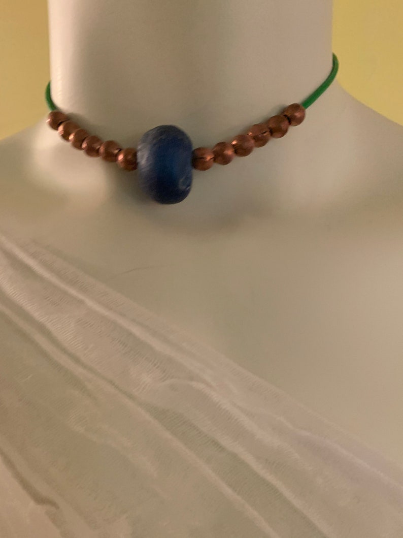 Blue Bead Necklace