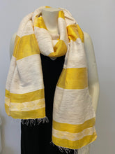 Load image into Gallery viewer, Yellow Tilet scarf
