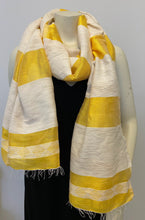 Load image into Gallery viewer, Yellow Tilet scarf
