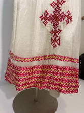 Load image into Gallery viewer, Habesha Dress with Pink and Gold Tilet
