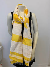 Load image into Gallery viewer, Yellow Tilet scarf
