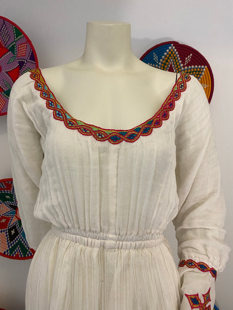 Traditional Habesha Dress (የሐገር ልብስ) “Feven”