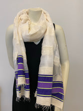 Load image into Gallery viewer, Purple Tilet Scarf
