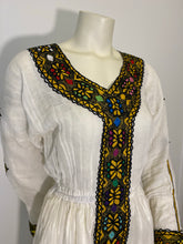 Load image into Gallery viewer, Habesha Dress with Black Tilet
