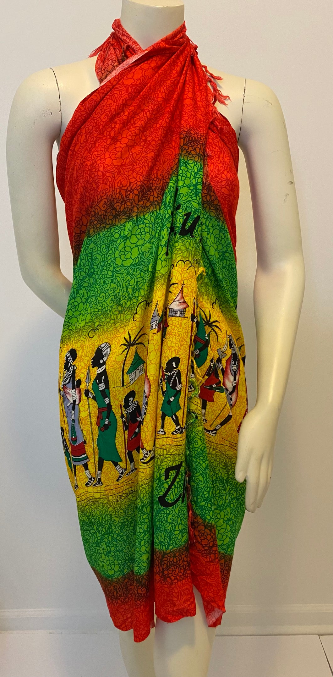 African print Beach Cover up/Towel