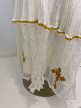 Load image into Gallery viewer, Habesha dress with menen and Yellow chiffon (ሐገር ልብስ) “Marta”
