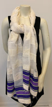 Load image into Gallery viewer, Purple Tilet Scarf
