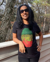 Load image into Gallery viewer, Ethiopian Flag Thumb Print Women’s T-shirt
