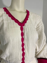 Load image into Gallery viewer, Habesha Dress with Pink Tilet  (የሐገር ልብስ) “Roza”
