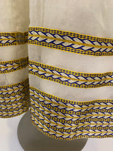 Load image into Gallery viewer, Habesha Dress with Blue and Yellow Tilet
