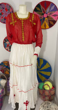 Load image into Gallery viewer, Habesha Dress with Menen and Chiffon Mix (የሐገር ልብስ) “Asmeret”
