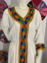 Load image into Gallery viewer, Colorful Tilet Habesha Dress (የሐገር ልብስ) &quot;Konjit”
