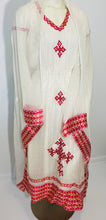 Load image into Gallery viewer, Habesha Dress with Pink and Gold Tilet
